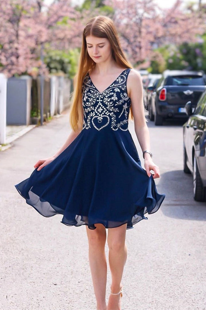 homecoming dresses navy blue