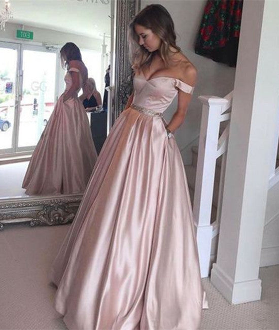 evening gown pink
