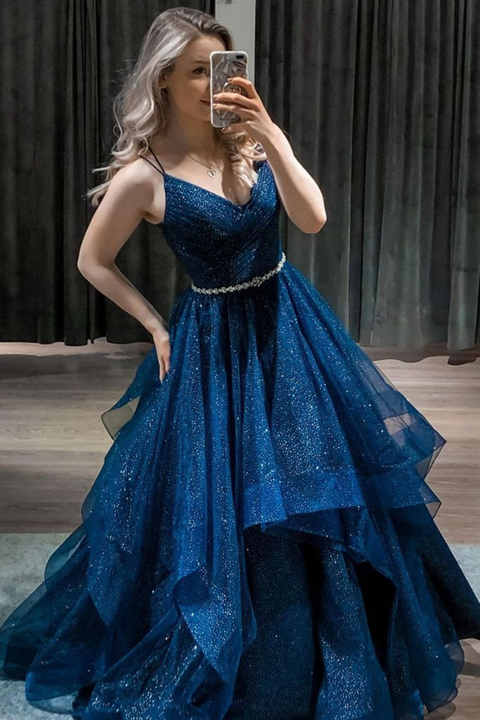 blue sparkly ball gown Big sale - OFF 69%