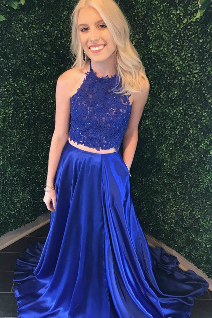 blue formal dresses