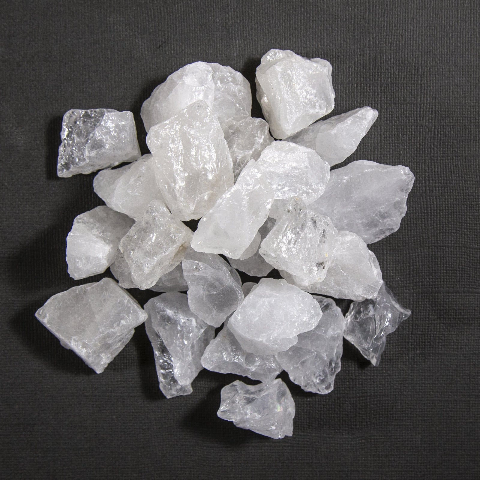 Crystal Quartz Rough Stones - 1 lb Bag - Raw Chunks Rough Stone (TS-16 ...