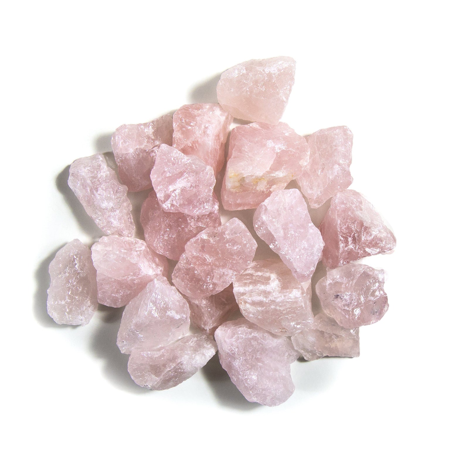 Rose Quartz Rough Stones - 1 lb Bag 