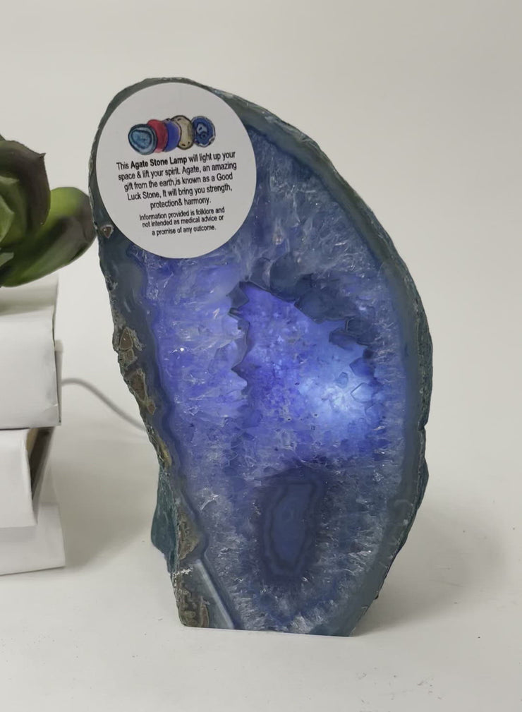 light up geode