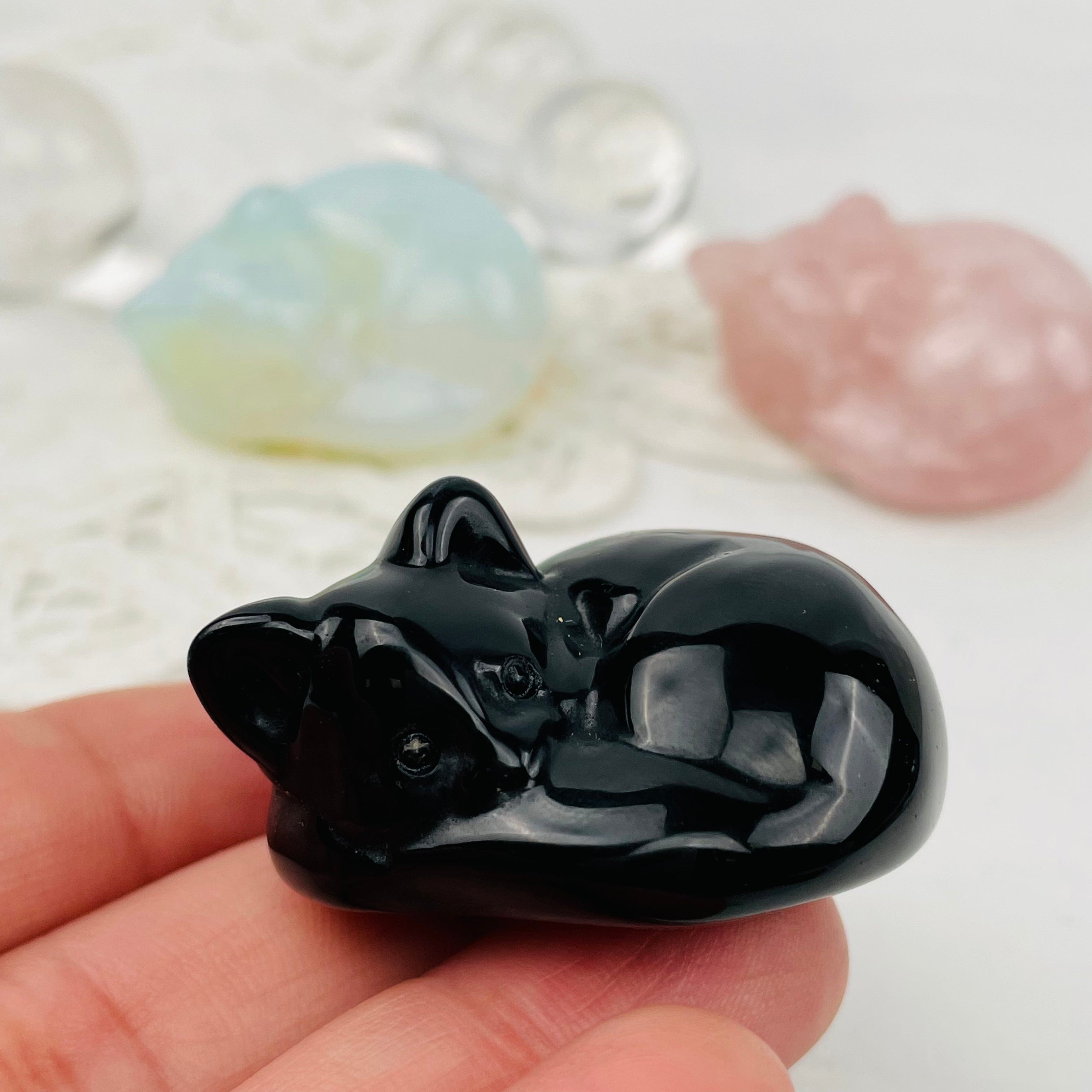 Gemstone Sleeping Cats - Rock Paradise product image