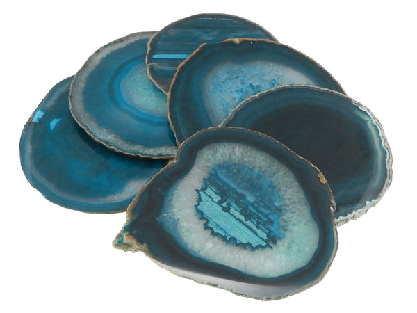 undyed agate slices