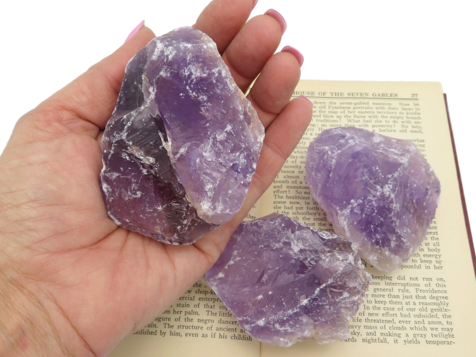 banded amethyst rock for sale