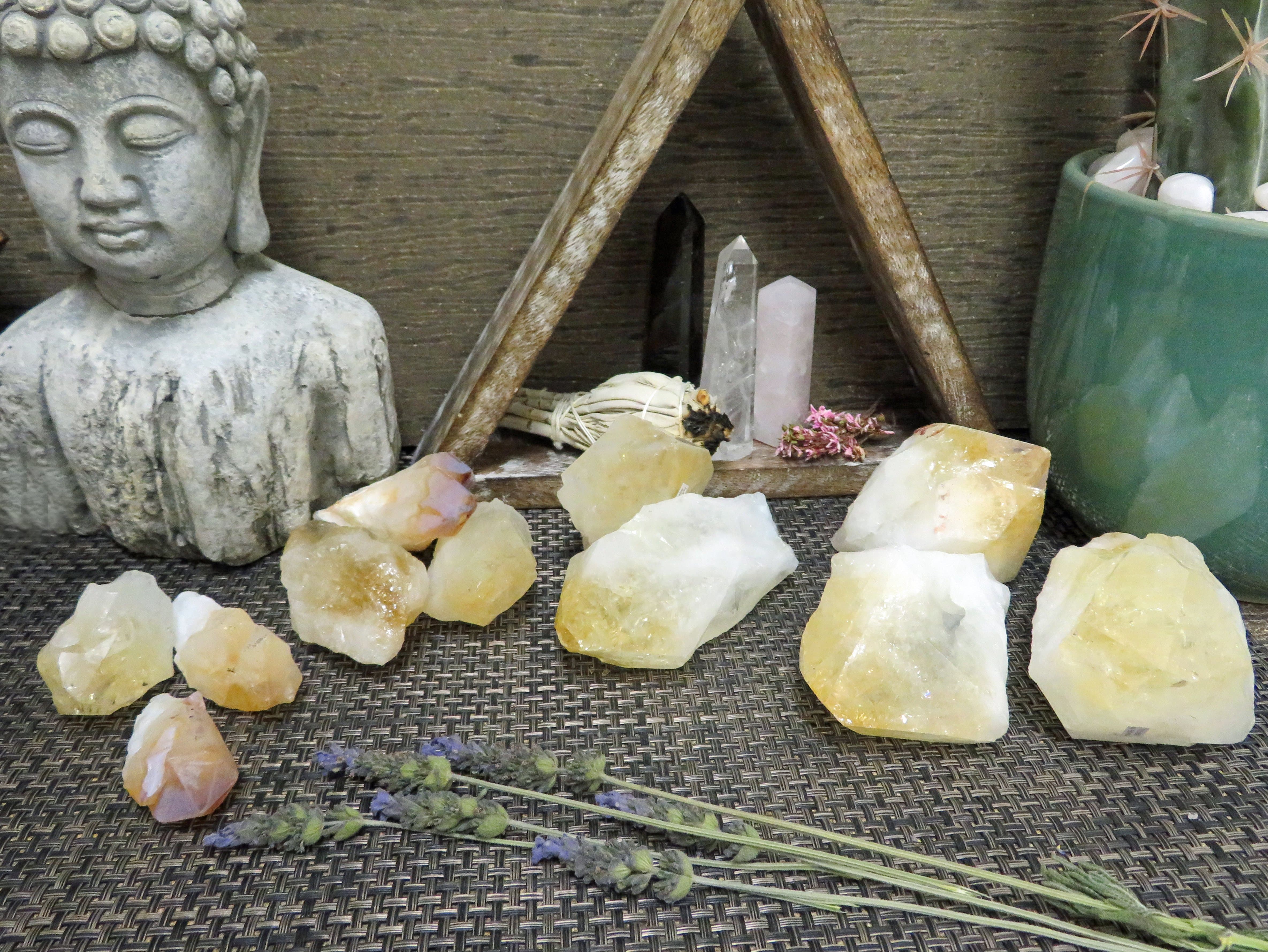 Citrine Rough Point - By Weight