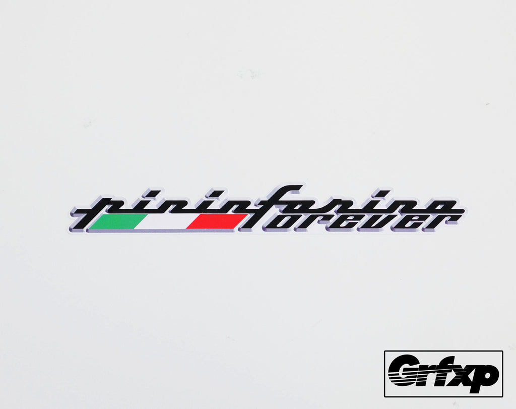 Pininfarina Forever Printed Sticker – Grafixpressions
