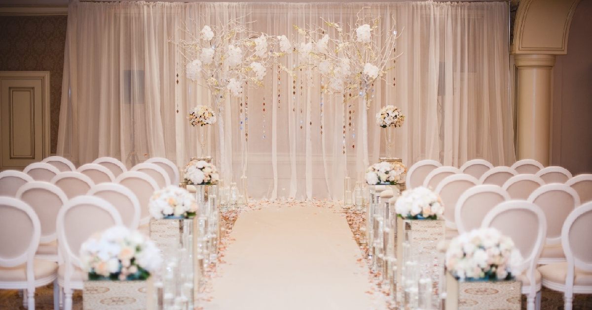 Wedding backdrops provide a stunning backdrop for your ceremony.