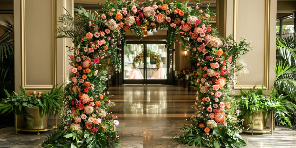 Floral Wedding Decor Arch