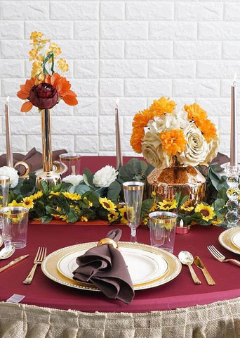 thanksgiving table decor