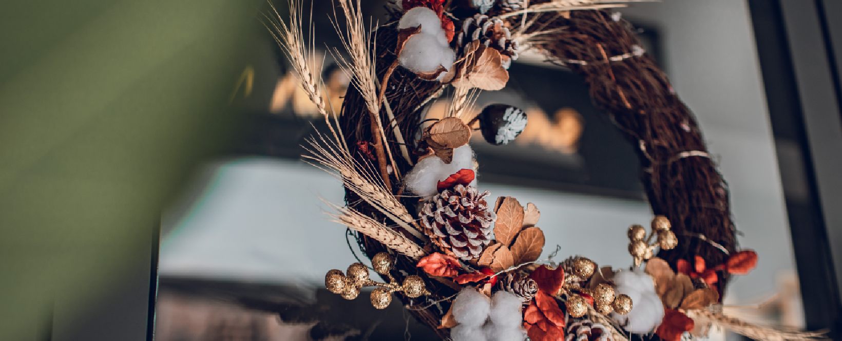 Elegant Rustic Winter Wreath