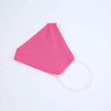 5 Pack Fuchsia Fabric Face Mask 2 Ply Reusable Ultra Soft 100 % Organic Cotton with Soft Ear Loops 