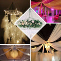 20inch Hanging Hoop Ring Drapery Hardware For 4-Panel Ceiling Drapes and FREE Tool Kit