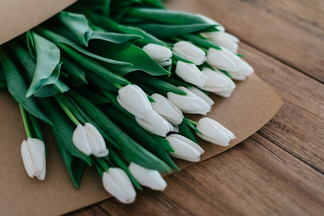 Tulip wedding bouquet