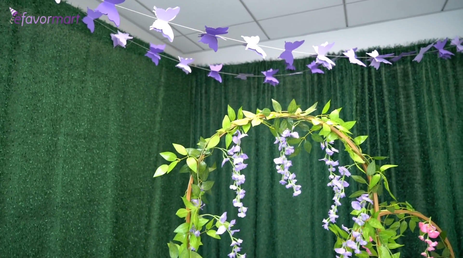 3D butterfly banners hanging decor