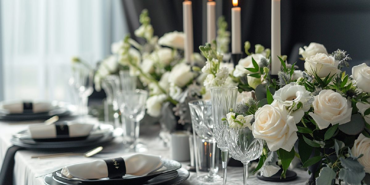 Elegant Wedding Decor Tablescape