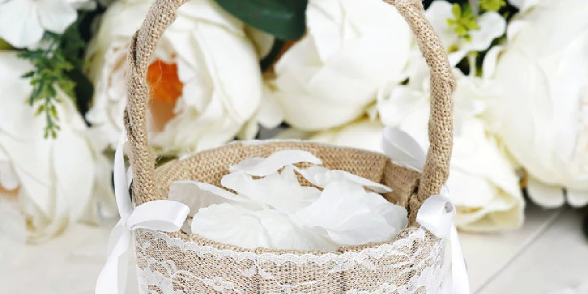 wedding flower basket