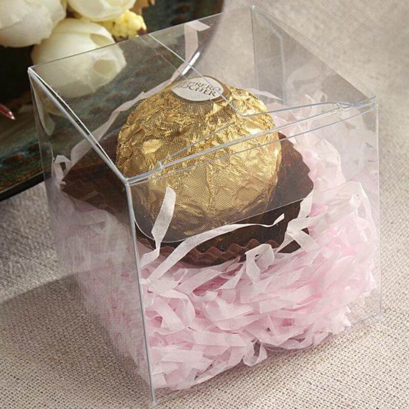 clear plastic favor boxes