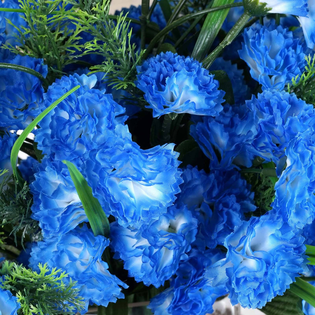 252 Carnation Flowers - Light Blue | eFavorMart