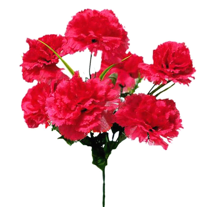 84 Large Jubilee Carnation Flowers Vase - Fushia | eFavorMart