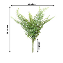 20 Inch Premium Green Real Touch Cycas Fern Plant for Indoor Use