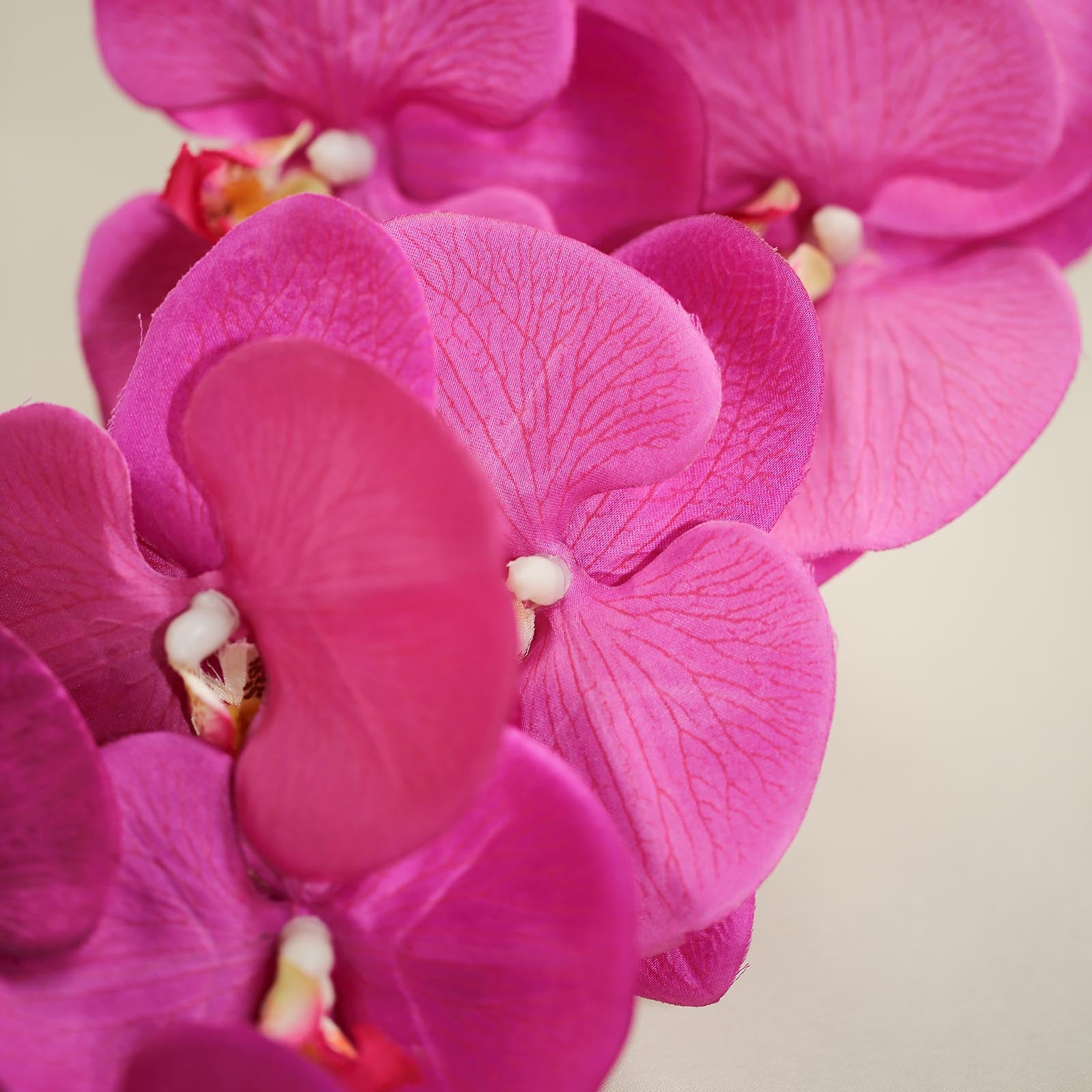 40 Fuchsia Silk Orchids Stem Artificial Orchid Flowers Efavormart 7649