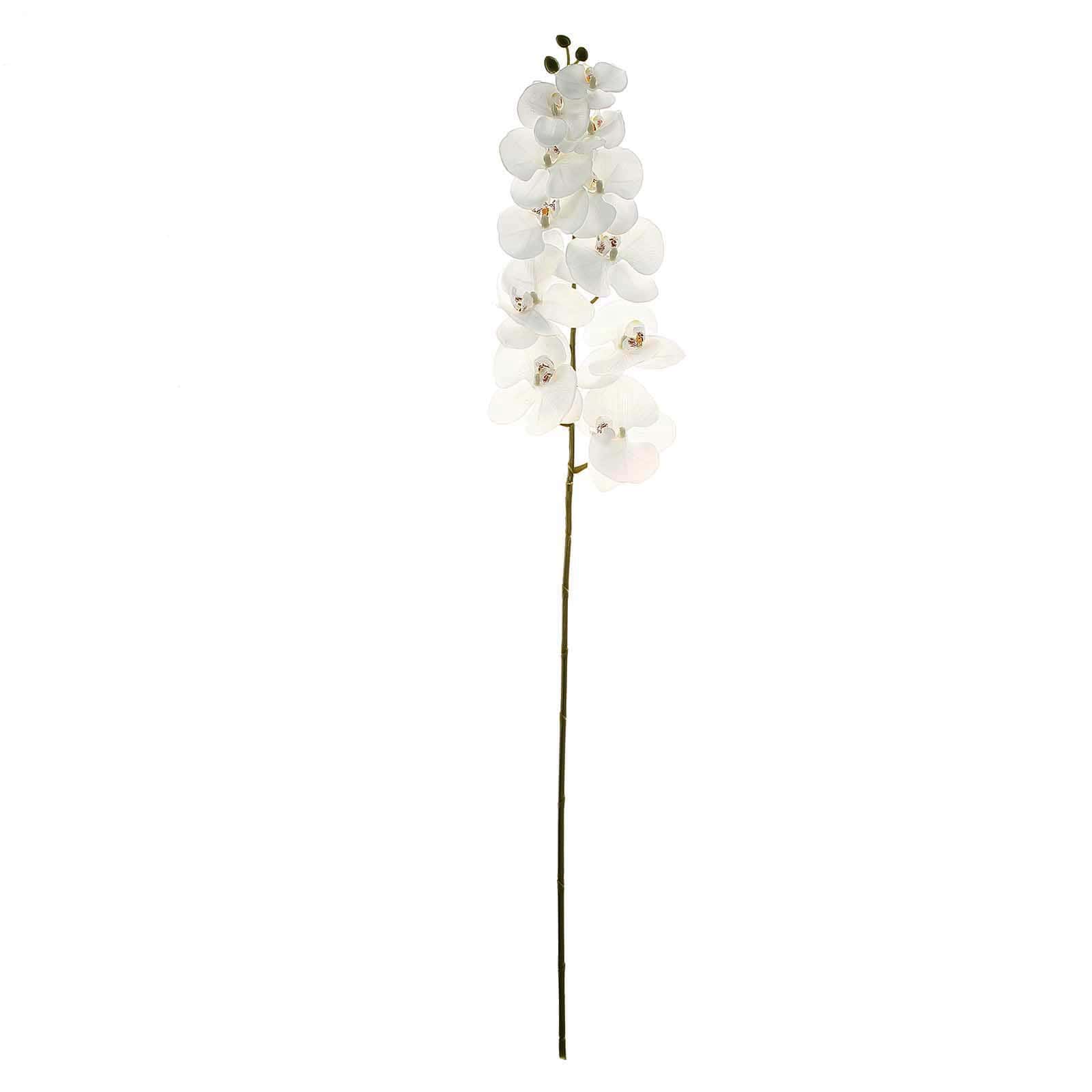 40 White Silk Orchids Stem Artificial Orchid Flowers Efavormart 7029