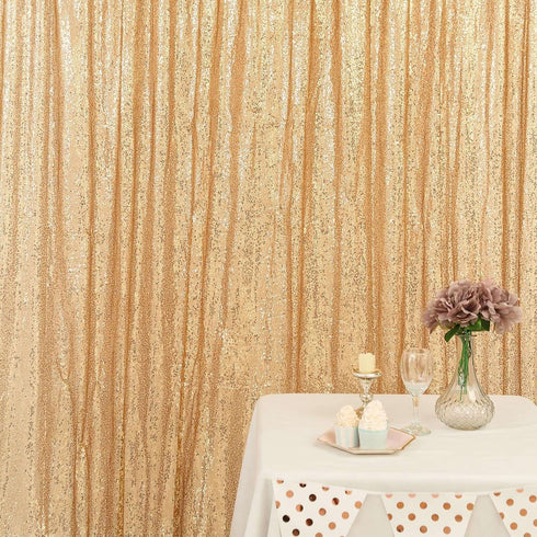 8 FT Sequin Curtains, Photo Booth Backdrop | eFavorMart