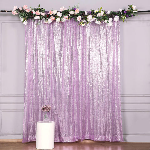 8 FT Sequin Curtains, Photo Booth Backdrop | eFavorMart