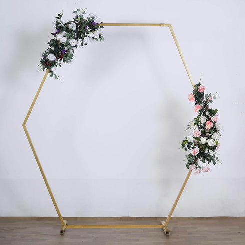Parties Photo Booth Backdrop Stand For Weddings Efavormart 7ft Wooden Wedding Arch Backdrops Garden Decorations Outdoor Heptagonal Wedding Arbor Indoor Plant Support Structures Patio Lawn Garden Infinitodigital Com Br