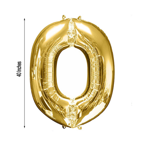 gold mylar letter balloons