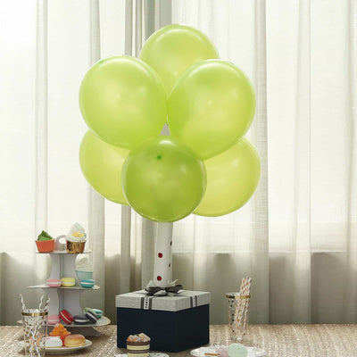 25 Pack 12 Apple Green Pearl Balloon Water Air Helium Party Latex Balloons