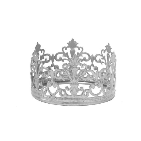 Silver Metal Princess Crown Cake Topper Wedding Cake Toppers Efavormart