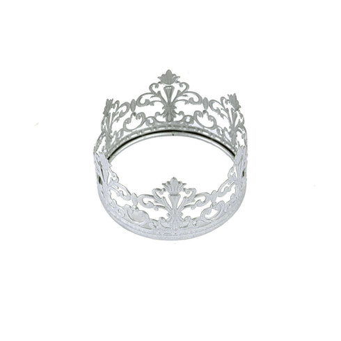 Silver Metal Princess Crown Cake Topper Wedding Cake Toppers Efavormart