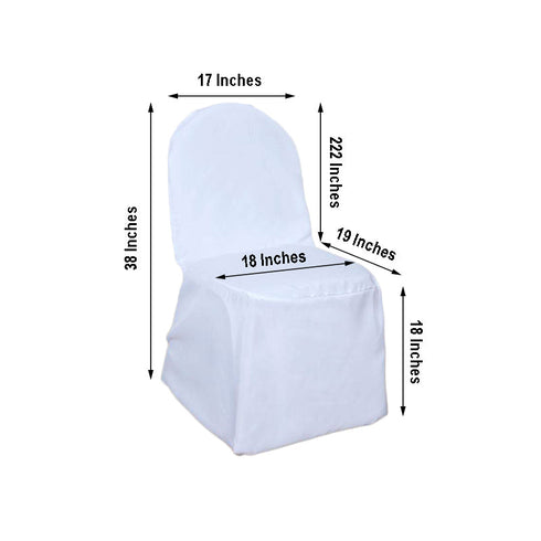 white chair covers