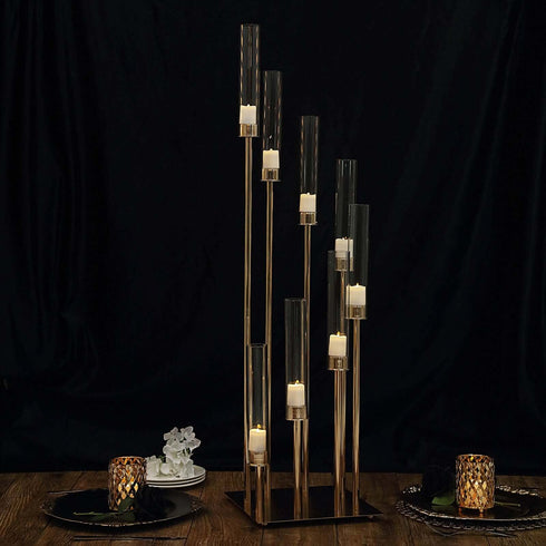 candelabra glass candle holders