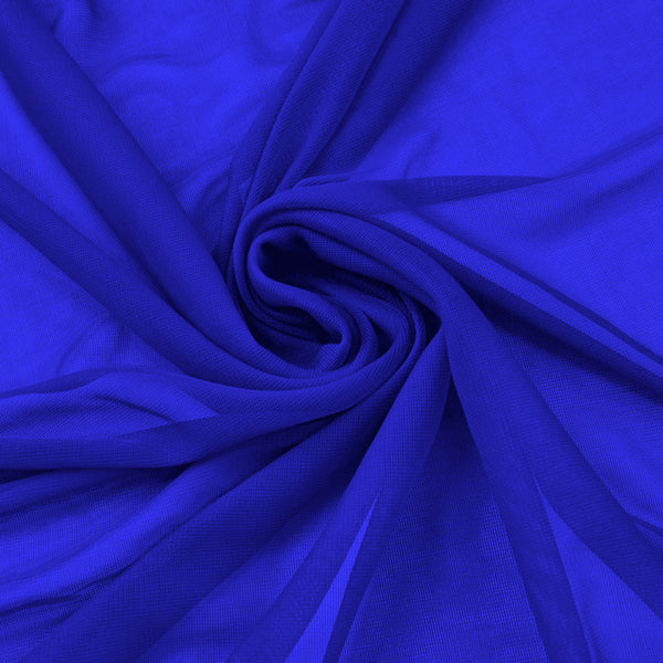 royal blue chiffon material
