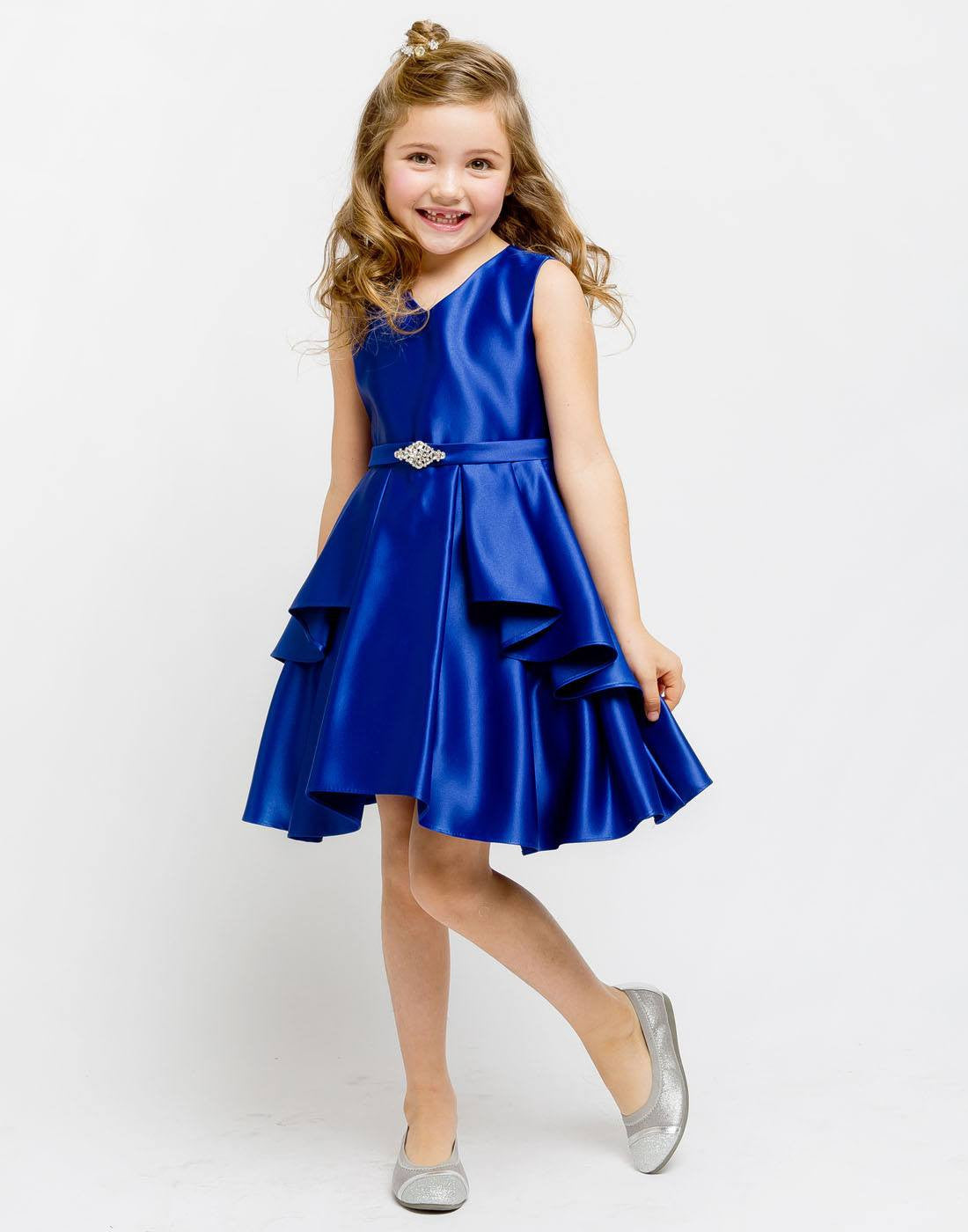 satin occasion dress