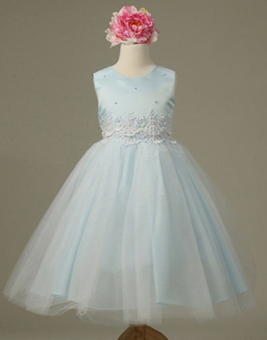 baby blue special occasion dress