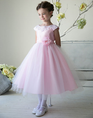 crochet flower girl dress