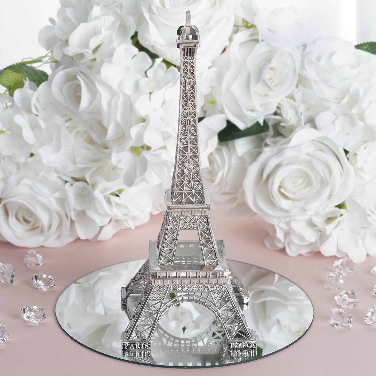 10 Silver Eiffel Tower EFavorMart