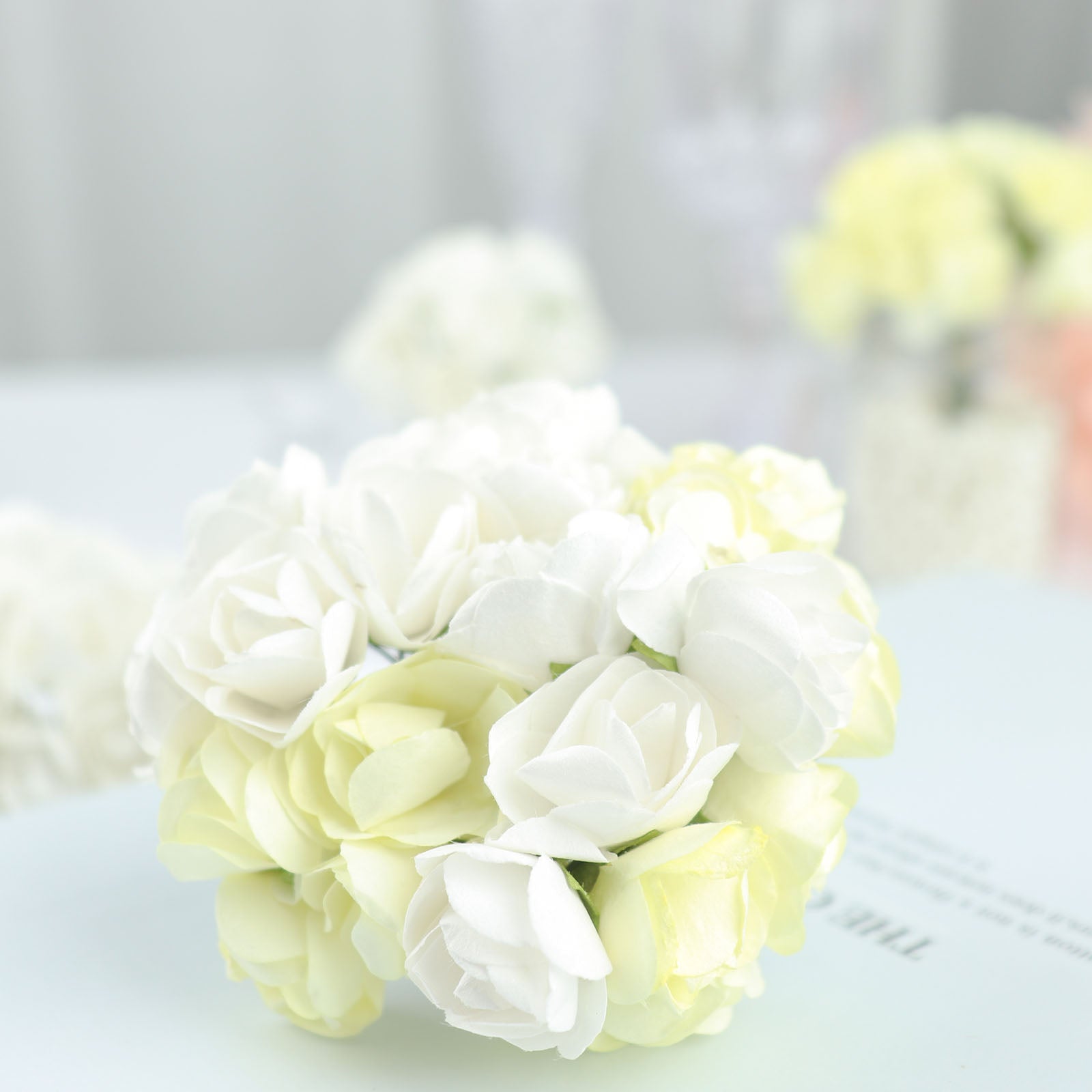 Paper Mini Craft Flower Roses DIY Flower Bushes | eFavorMart