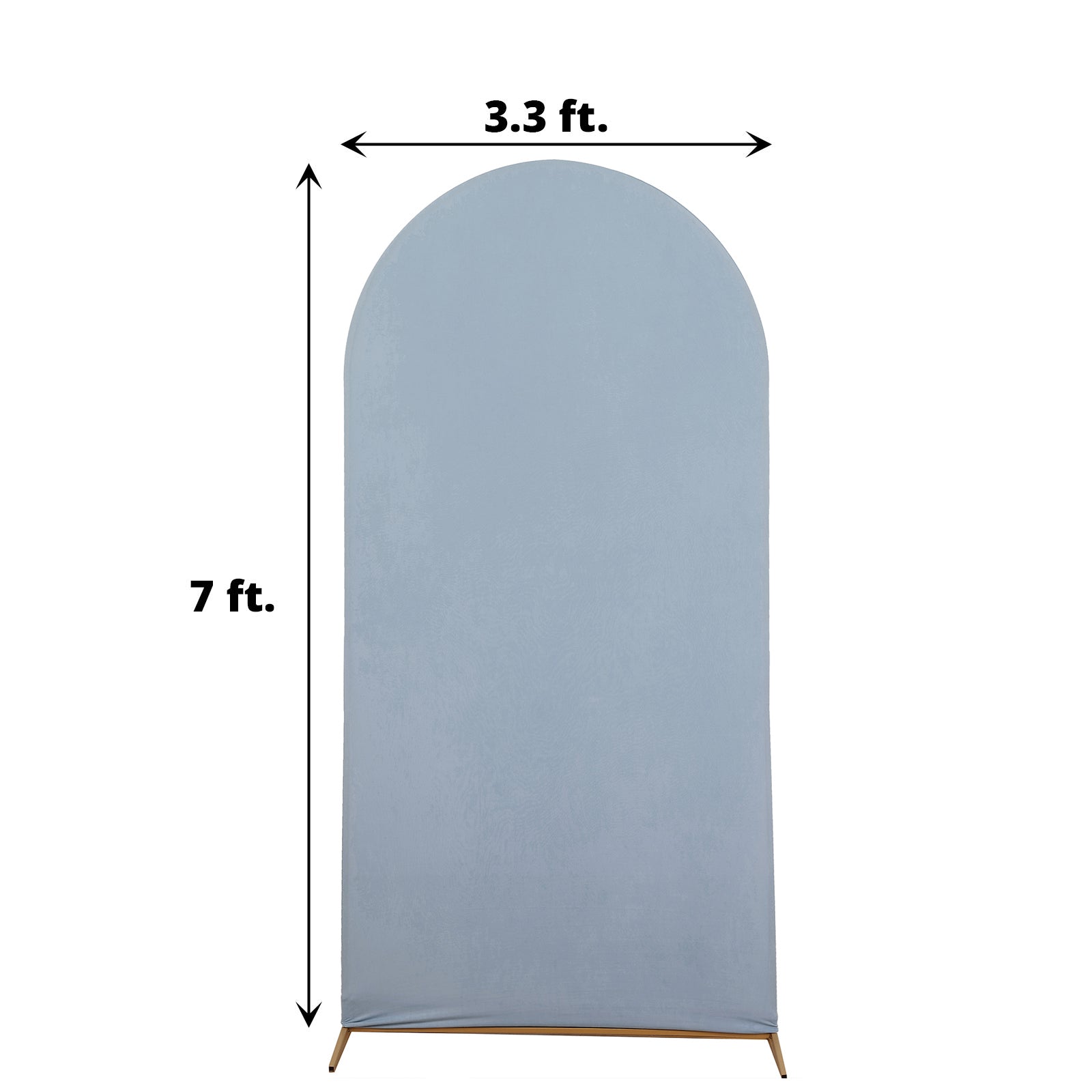 Spandex Fit Round Top Backdrop Cover Arch Cover | eFavormart