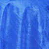 72x72inch Royal Blue Crinkle Crushed Taffeta Square Overlay#whtbkgd
