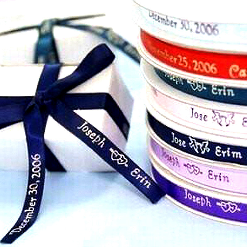 wide personalized ribbon
