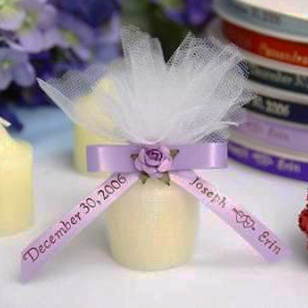 votive candle wedding favors