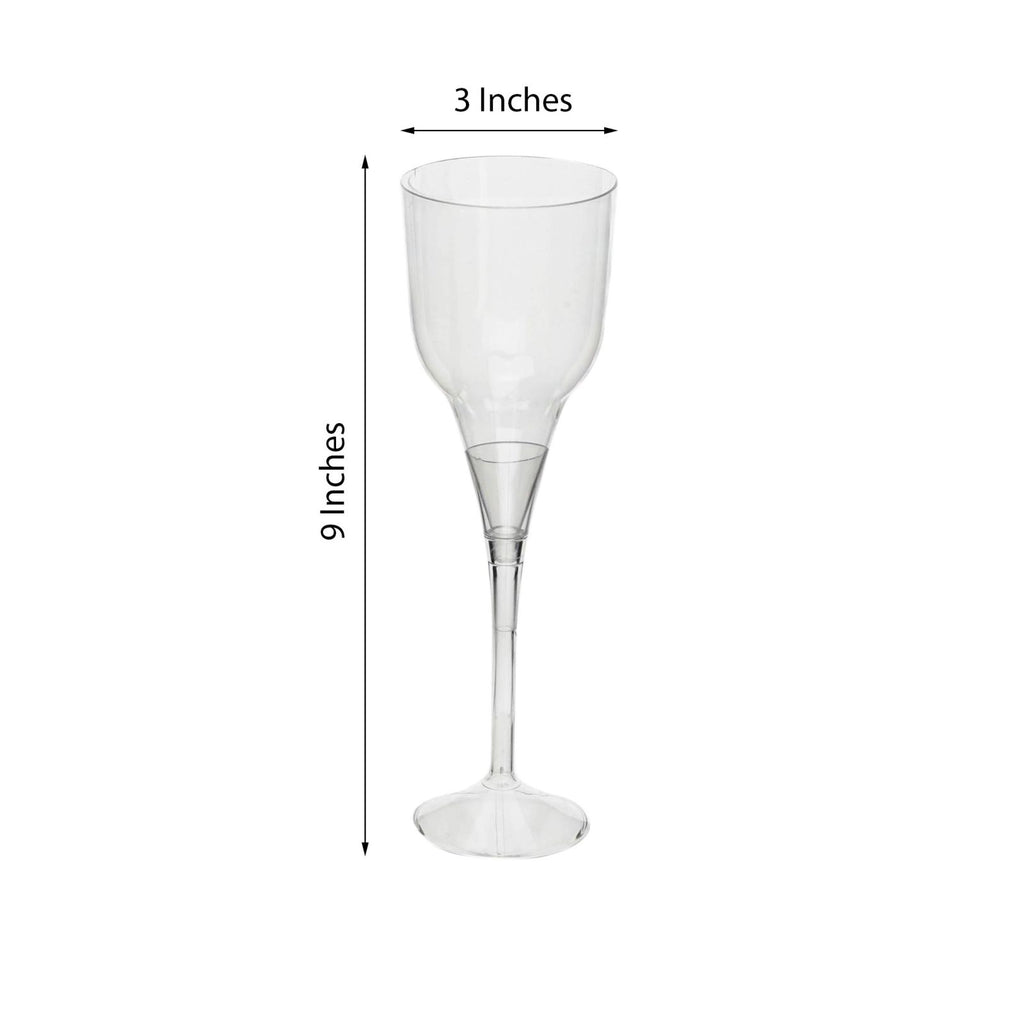 clear plastic party glasses