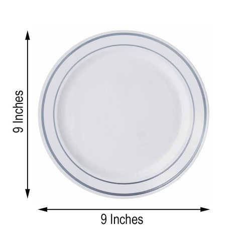 Plastic Dinner Plates, Disposable Plates, Plastic Dinnerware | eFavorMart