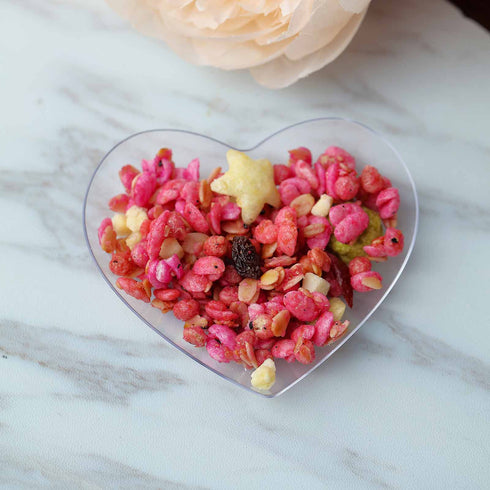 heart shaped disposable plates